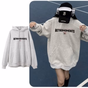 Áo Hoodie Unisex Nam Nữ In Nổi Chữ Retro Không Bong Tróc Tay Phồng From Rộng Tp65 - Golden Dream