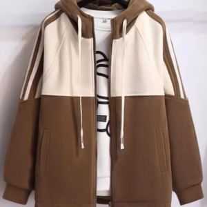 Áo Khoác Nỉ Nam Phối Màu Chữ Thêu Lưng Brave Đơn Giản Đẹp Ut388 - Golden Dream