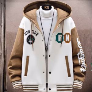 Áo Khoác Nỉ Có Mũ Nút Bấm Tay Bo In Chữ Rn Cá Tính Unisex Nam Nữ Ut55 - Golden Dream