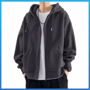 Áo Khoác Nỉ Trơn Phối 2 Túi Xéo 2 Bên Có Mũ Form Rộng Unisex Nam Nữ Ut636 - Golden Dream