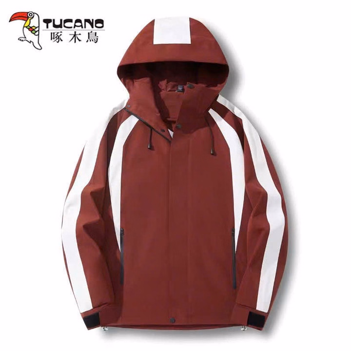 Áo Khoác Dù Nữ 2 Lớp Sọc Tay Cổ Cao Có Nón Trùm Đầu Dây Rút Phong Cách Hàn Quốc Hàng Đẹp Chống Nước - Tp738 - Ảnh 5