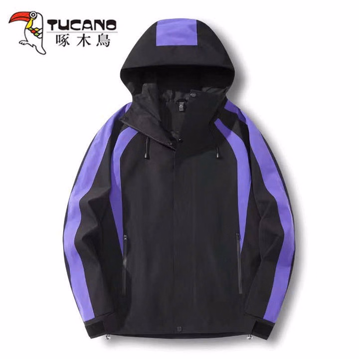 Áo Khoác Dù Nữ 2 Lớp Sọc Tay Cổ Cao Có Nón Trùm Đầu Dây Rút Phong Cách Hàn Quốc Hàng Đẹp Chống Nước - Tp738 - Ảnh 6