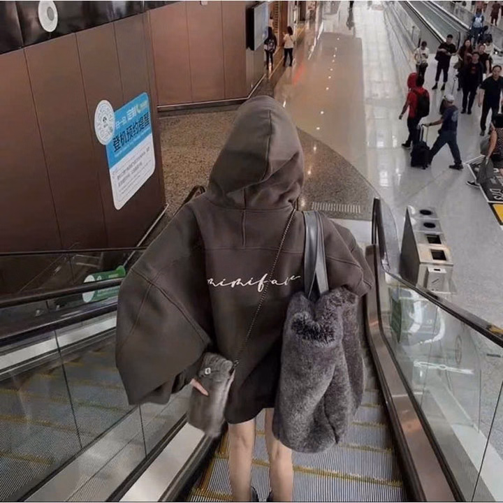 Áo Khoác Nỉ Fearirifar Phản Quang Form Rộng Unisex Nam Nữ Sht184-Minh Hà House - Ảnh 3