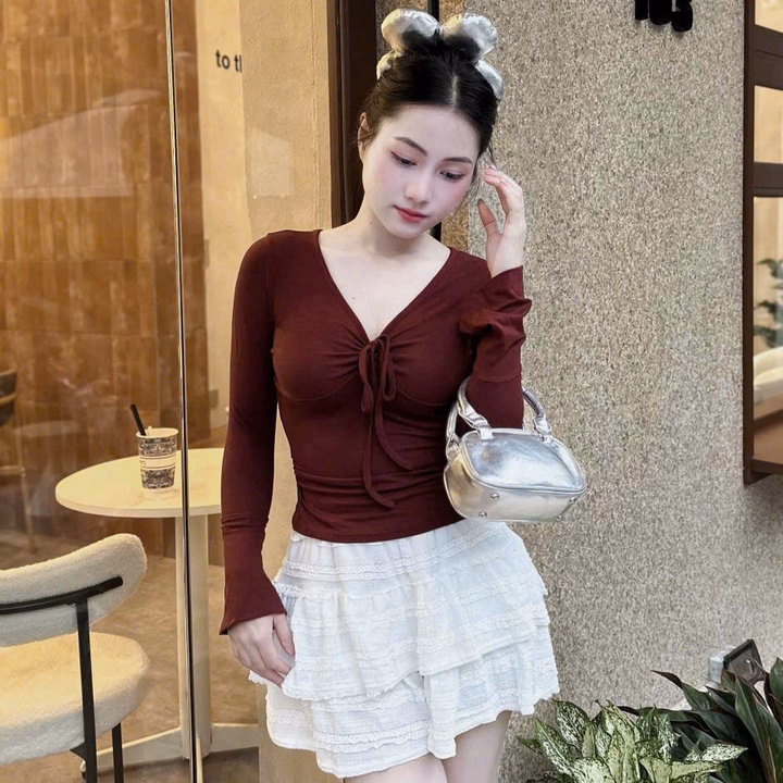 Áo Cột Nơ Tăm Lụa - Lê Phương Boutique - Ảnh 11