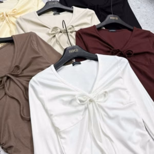 Áo Cột Nơ Tăm Lụa - Lê Phương Boutique