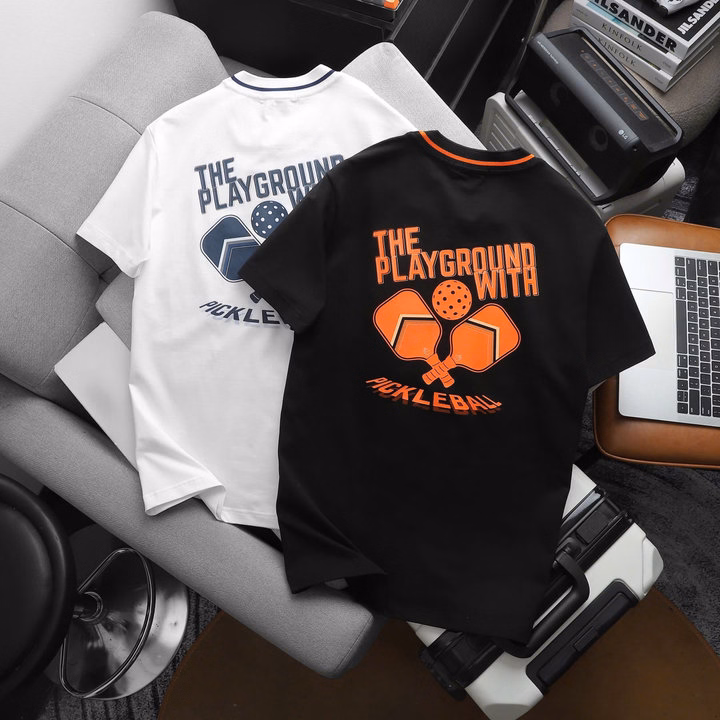 Áo Thun Cổ Tròn Pickle Ball Chất Cotton Lụa Dẻo P272 - Lady'S Passion - Ảnh 2