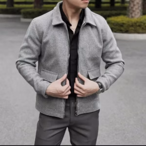 Áo Khoác Dạ Nam Ak03 - Áo Khoác Nam Phong Cách Hàn Quốc Chất Dạ Cao Cấp Thanh Lịch, Nam Tính, Ấm Áp - Tuto5