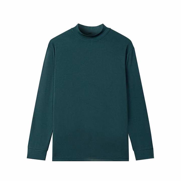 Áo Thun Body Dài Tay Nam At07 - Áo Phông Giữ Nhiệt Nam Chất Gân Cổ Cao Slim Fit Tôn Dáng Cao Cấp - Tuto5