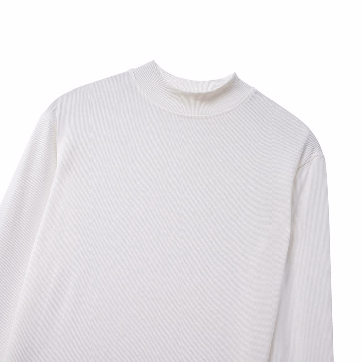 Áo Thun Body Dài Tay Nam At07 - Áo Phông Giữ Nhiệt Nam Chất Gân Cổ Cao Slim Fit Tôn Dáng Cao Cấp - Tuto5 - Ảnh 10