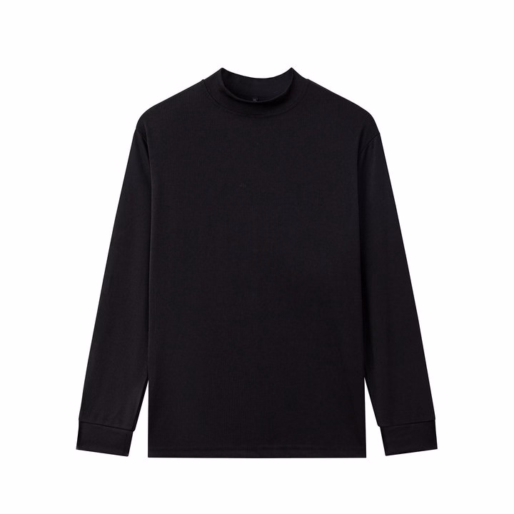 Áo Thun Body Dài Tay Nam At07 - Áo Phông Giữ Nhiệt Nam Chất Gân Cổ Cao Slim Fit Tôn Dáng Cao Cấp - Tuto5 - Ảnh 5