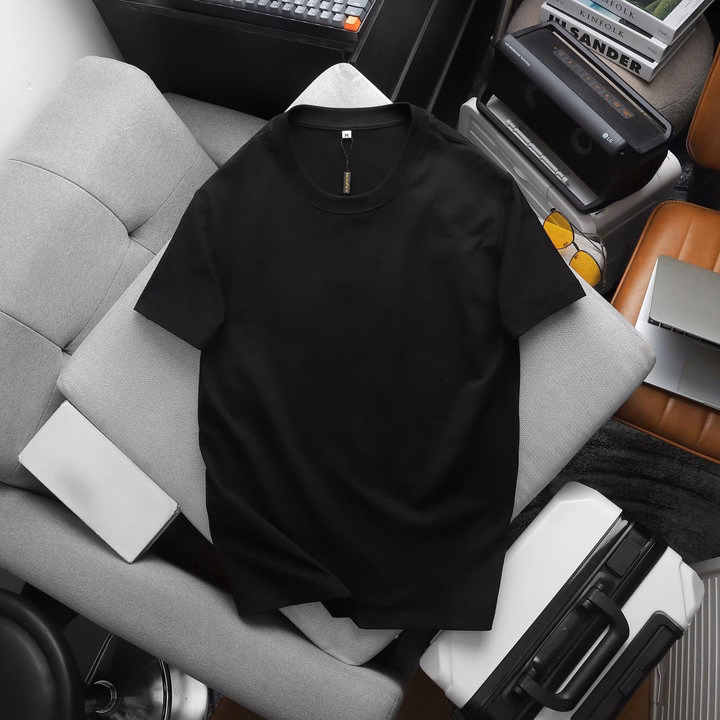 Áo Thun Cổ Tròn Pack Trơn Chất Cotton Lụa Dẻo Thấm Hút Tốt Co Giãn 4 Chiều P276 - Lady'S Passion - Ảnh 4