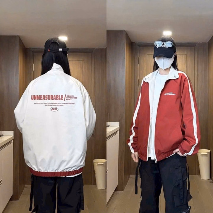 Áo Khoác Dù Mặc Được 2 Mặt Cổ Trụ Trượt Nước Chống Gió - Htm Fashion - Ảnh 3