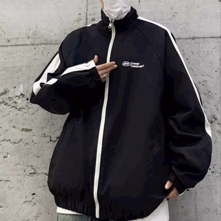 Áo Khoác Dù Mặc Được 2 Mặt Cổ Trụ Trượt Nước Chống Gió - Htm Fashion - Ảnh 6