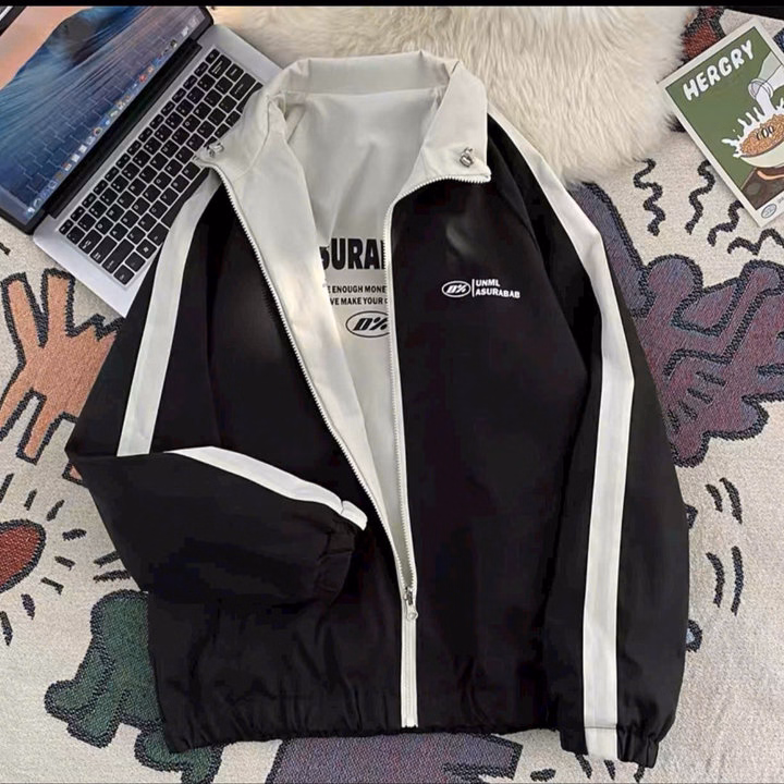 Áo Khoác Dù Mặc Được 2 Mặt Cổ Trụ Trượt Nước Chống Gió - Htm Fashion - Ảnh 8