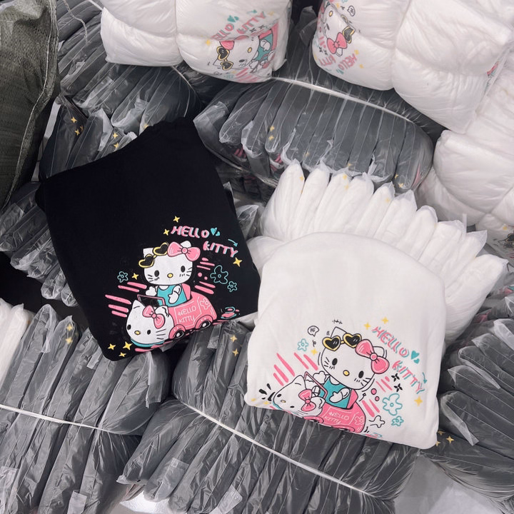 Áo Hoodie Nữ In Hình Mèo Eitnhbor Hello Kitty Siêu Đẹp - Htm Fashon - Ảnh 2