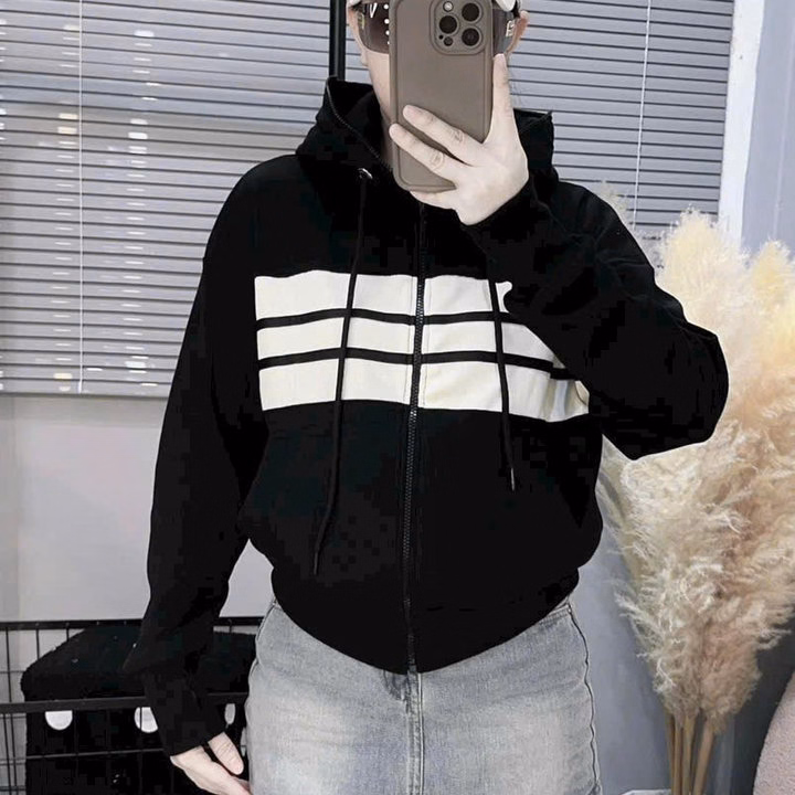 Áo Khoác Nữ Chống Nắng Có Túi Trong Khóa Kéo Lên Tới Nón - Htm Fashion - Ảnh 4