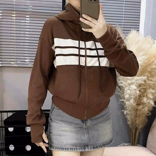 Áo Khoác Nữ Chống Nắng Có Túi Trong Khóa Kéo Lên Tới Nón - Htm Fashion - Ảnh 5