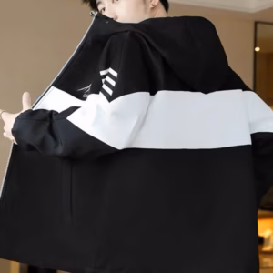 Áo Khoác Dù Nam Nữ 2 Lớp Thêu Hình Núi Sọc Tay - Htm Fashion