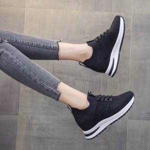 Giày Nâng Đế 7 Cm Giả Dây,Tiện Ích- Haanh,