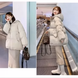 Áo Phao Hàn Quốc Cao Cấp Nữ Có Mũ Yvy 77