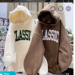Xả Áo Hoodie Mũ 2 Lớp Classic Form Rộng
