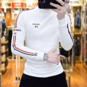 Áo Thun Nam Thời Trang Chất Nỉ Da Cá