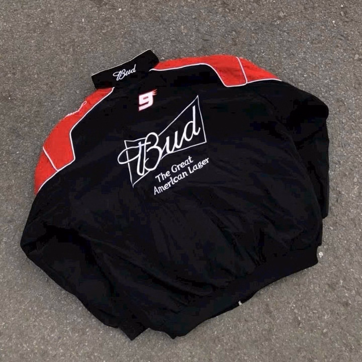 Áo Khoác Dù Phượt Form Rộng In Chữ Bud Có Cầu Vai Unisex Nam Nữ Tp782 - Golden Dream - Ảnh 4