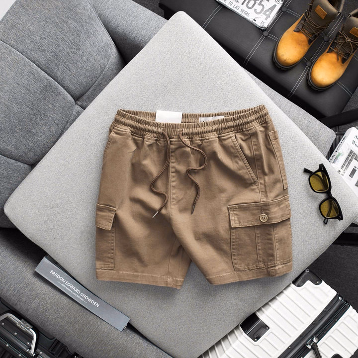 Quần Short Kaki Ngố Chất Kaiki Mềm Mịn Co Giãn P280 - Lady'S Passion - Ảnh 9