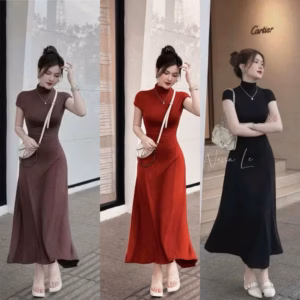 Đầm Zip Cổ Lọ Form Dài - Lê Phương Boutique