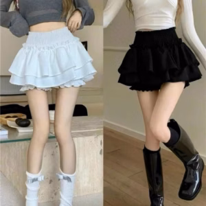 Chân Váy Bí Tầng Lưng Cao - Lê Phương Boutique