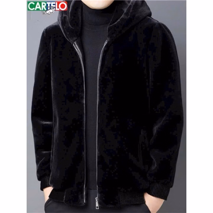 Áo Khoác Lông Nam Cổ Bẻ Dày Dặn Phong Cách Hàn Quốc Siêu Đẹp - Htm Fashion - Ảnh 2