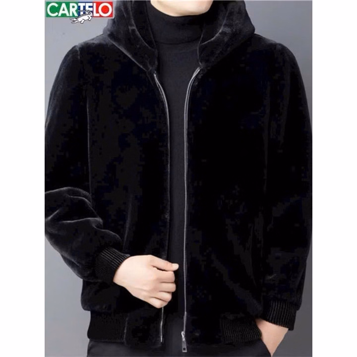 Áo Khoác Lông Nam Cổ Bẻ Dày Dặn Phong Cách Hàn Quốc Siêu Đẹp - Htm Fashion - Ảnh 3