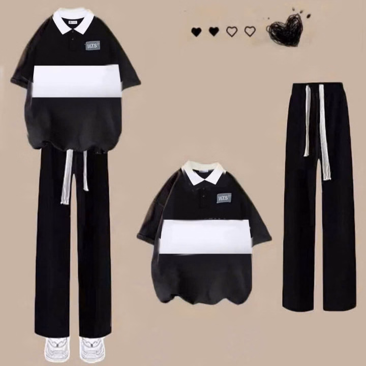Tổng Hợp Các Sét Quần Ống Rộng Dây To + Mix Kèm Áo Thun Polo Có Cổ Bẻ Học Sinh Nam Nữ - Ảnh 5