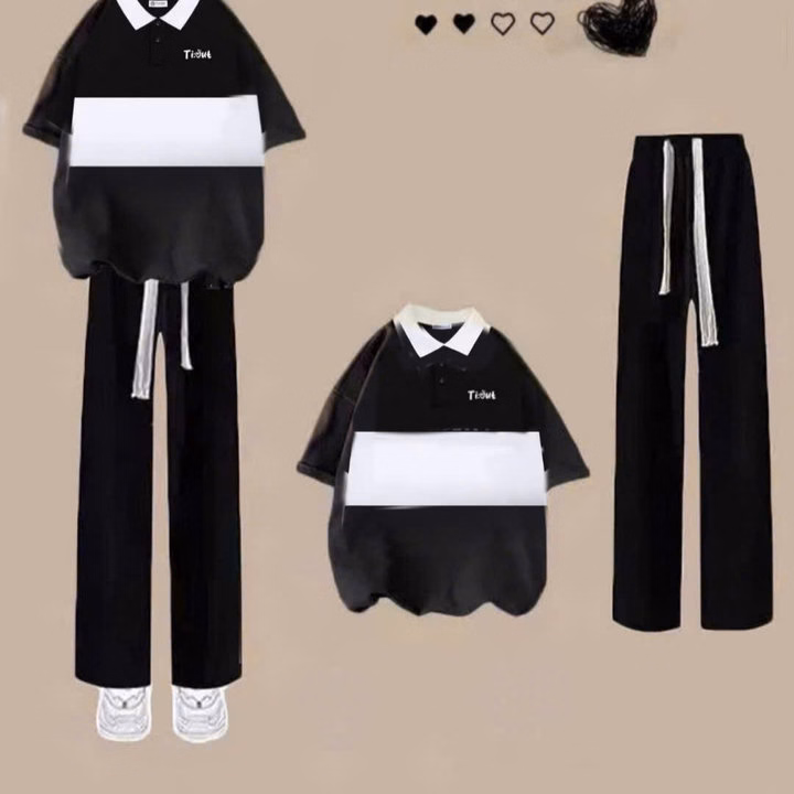 Tổng Hợp Các Sét Quần Ống Rộng Dây To + Mix Kèm Áo Thun Polo Có Cổ Bẻ Học Sinh Nam Nữ - Ảnh 6