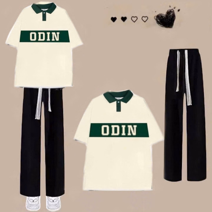 Tổng Hợp Các Sét Quần Ống Rộng Dây To + Mix Kèm Áo Thun Polo Có Cổ Bẻ Học Sinh Nam Nữ - Ảnh 7