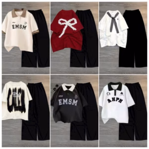 Tổng Hợp Các Set Quần Ống Rộng Cạp Chun Hách Dáng + Mix Kèm Áo Phông Form Rộng Unisex