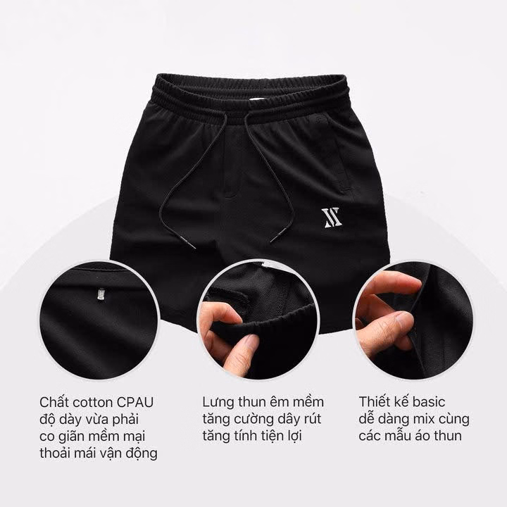 Quần Short Thun Thiết Kế Cao Cấp Aa - Thời Trang Hc - Ảnh 2