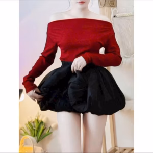 Chân Váy Ngắn Voan Bí Phồng Bt42W-Nana House