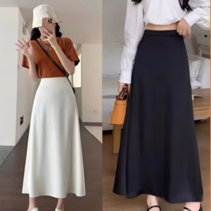 Chân Váy Midi Lụa Dáng Dài Ug60Yt-Sam Store