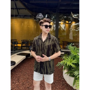 Áo Sơ Mi Nam Cuban Shirt Tuto5 Menswear Scb01 - Sơ Mi Hoạ Tiết Ngắn Tay Lụa Hàn Form Regular Fit, Mát Mẻ , Năng Động