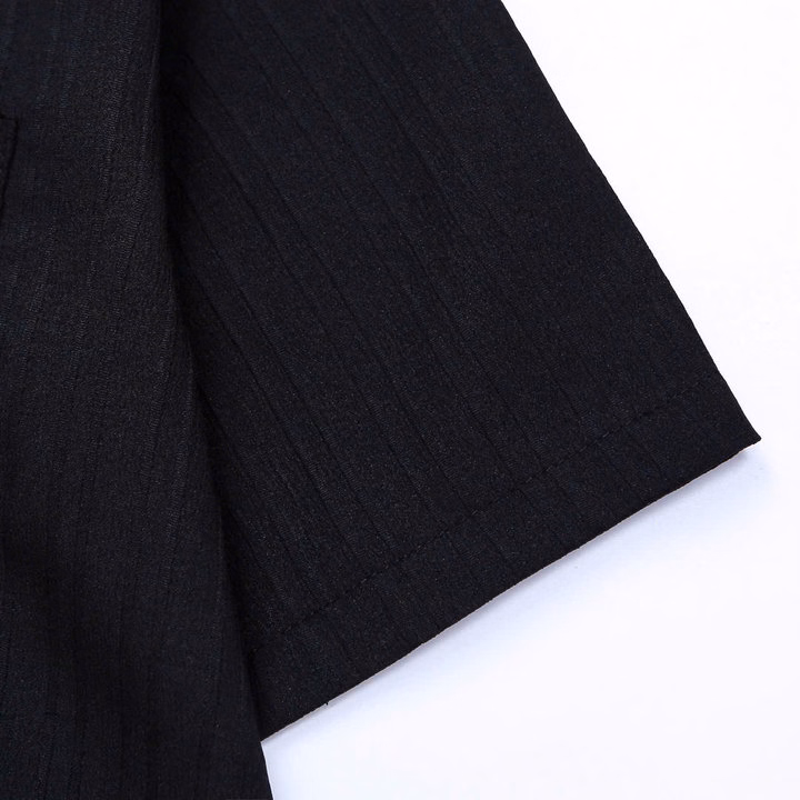 Bộ Sơ Mi Quần Lửng Chất Liệu Đũi Gân 4 Chiều Thoáng Mát - Men’S Style - Ảnh 7