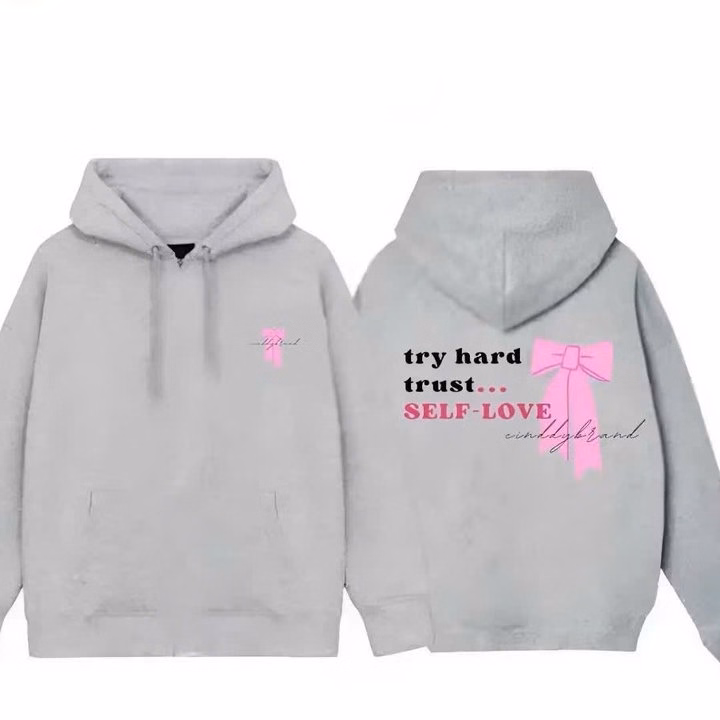 Áo Khoác Nỉ In Nơ Hồng Nam Nữ Unisex Gu82Tw-Nana House - Ảnh 7