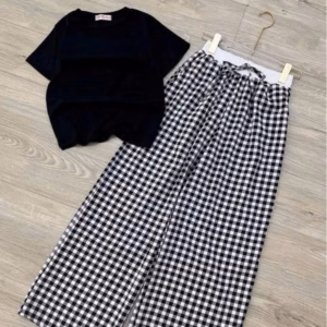 Các Set Quần Rộng Mix Áo Croptop Nhiều Mẫu Đa Dạng