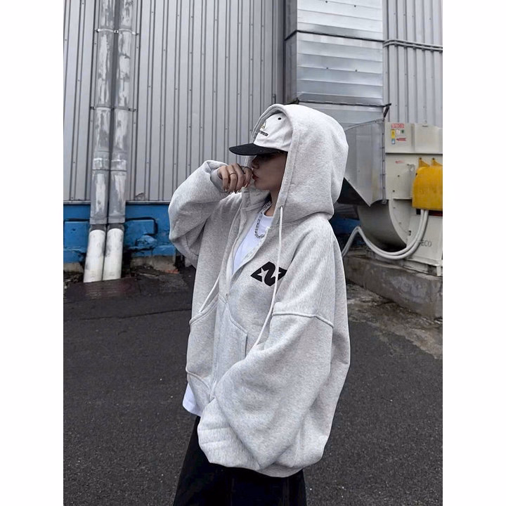 Áo Khoác Nỉ Form Boxy In Nổi Ngôi Sao Số 8 Có Túi Trong Nam Nữ Đều Mặc Được Tp488 - Golden Dream - Ảnh 6