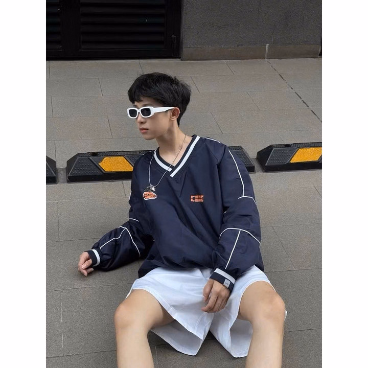 Áo Khoác Dù Cổ Tim Viền Bo Chun Unisex Nam Nữ In Số 02 Hottrend Tp64 - Phương Store - Ảnh 7