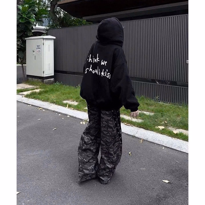 Áo Khoác Nỉ Form Boxy In Nổi Chữ S Tay Phồng Nam Nữ Đều Mặc Được Tp13 - Golden Dream - Ảnh 7