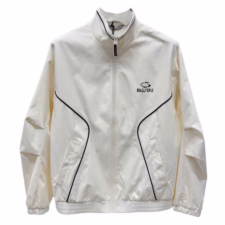 Áo Khoác Dù Cổ Đứng Unisex Nam Nữ Chạy Viền Mí In Chữ Balli Tp81 - Phương Store - Ảnh 2