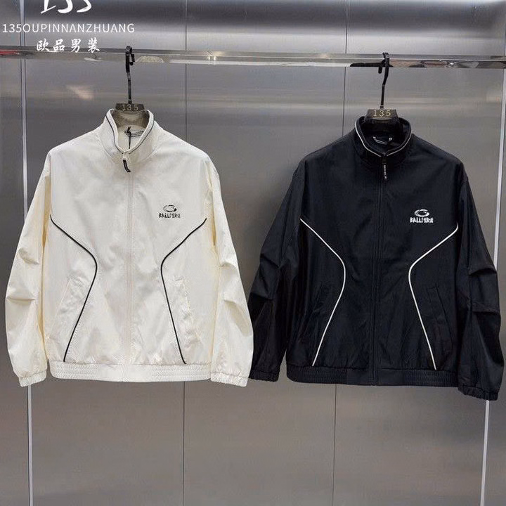 Áo Khoác Dù Cổ Đứng Unisex Nam Nữ Chạy Viền Mí In Chữ Balli Tp81 - Phương Store