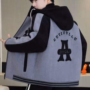 Áo Khoác Nỉ Nam Form Rộng Phối Thân Và Mũ Khác Màu Thêu Chữ A Ut84 - Phương Store