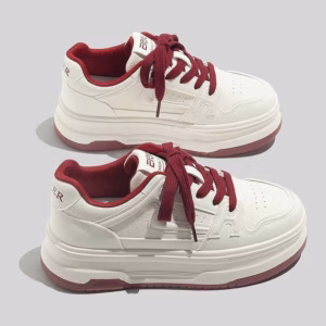 Giày Thể Thao Nữ Thời Trang Fullbox Chữ Vân Nổi Aki Đế 5Cm Siêu Hack Dáng - Pipi Store